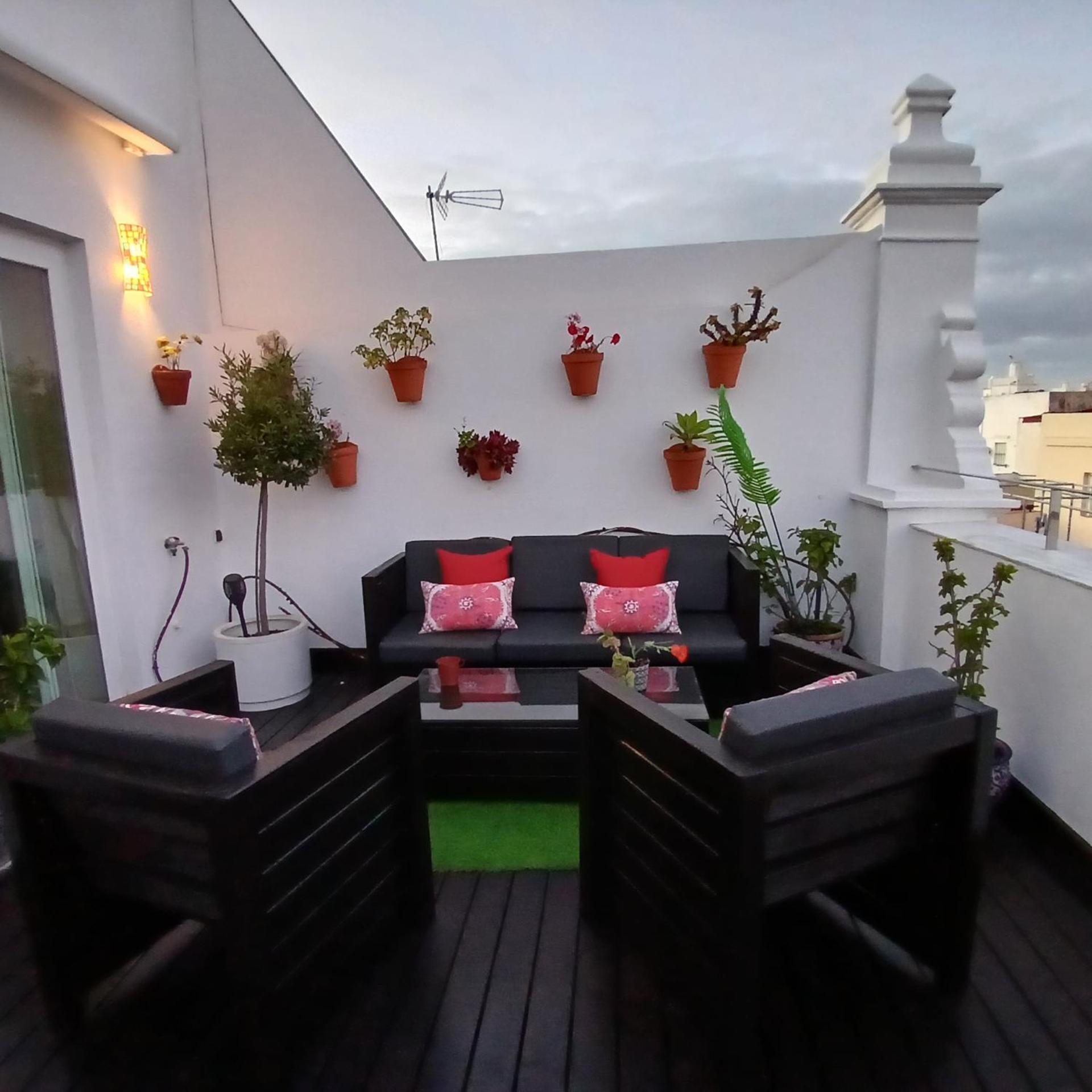 ***** Attic With Impressive Views And Jacuzzi Lägenhet Cádiz Exteriör bild